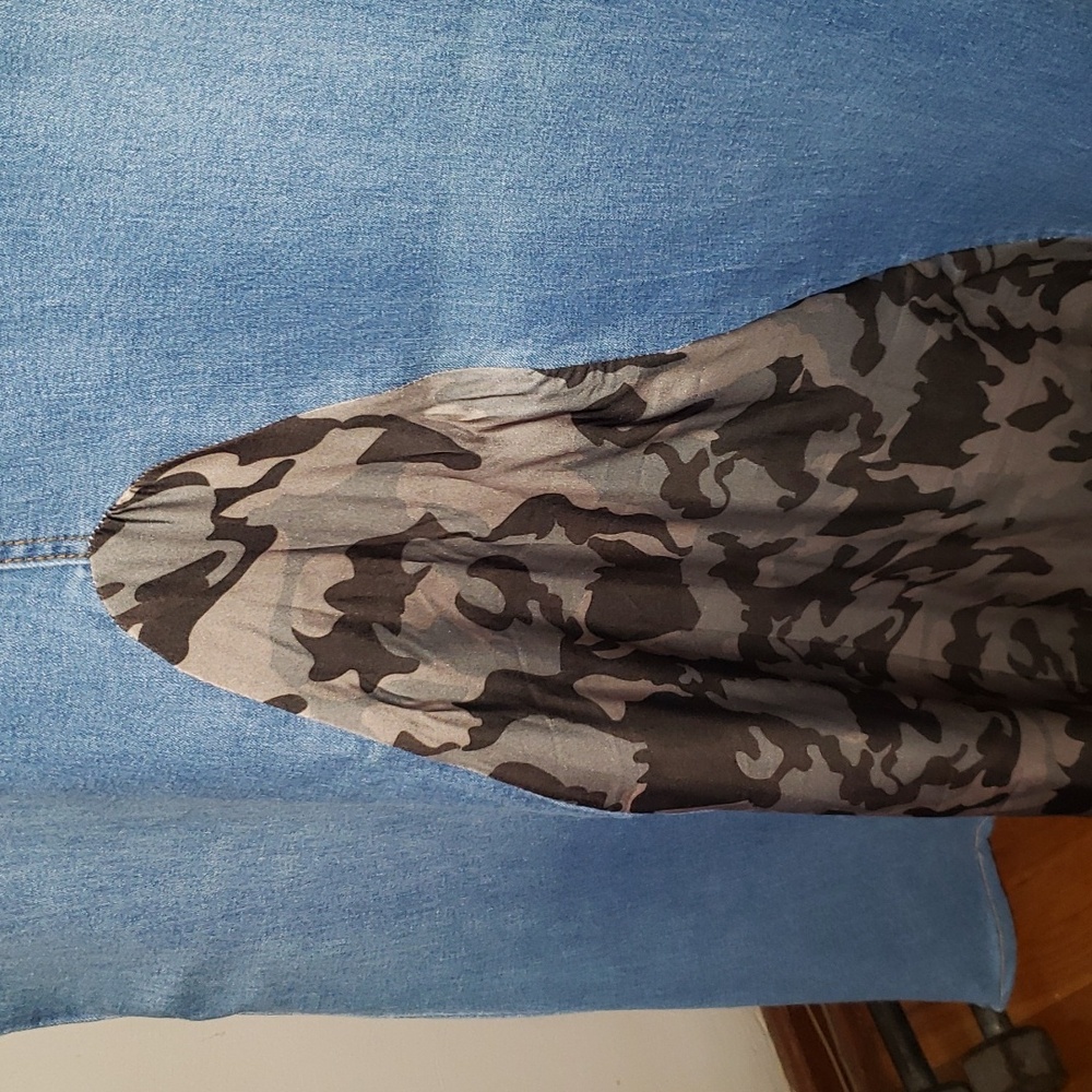 Ashley Stewart denim skirt size 16 - Picture 4 of 6